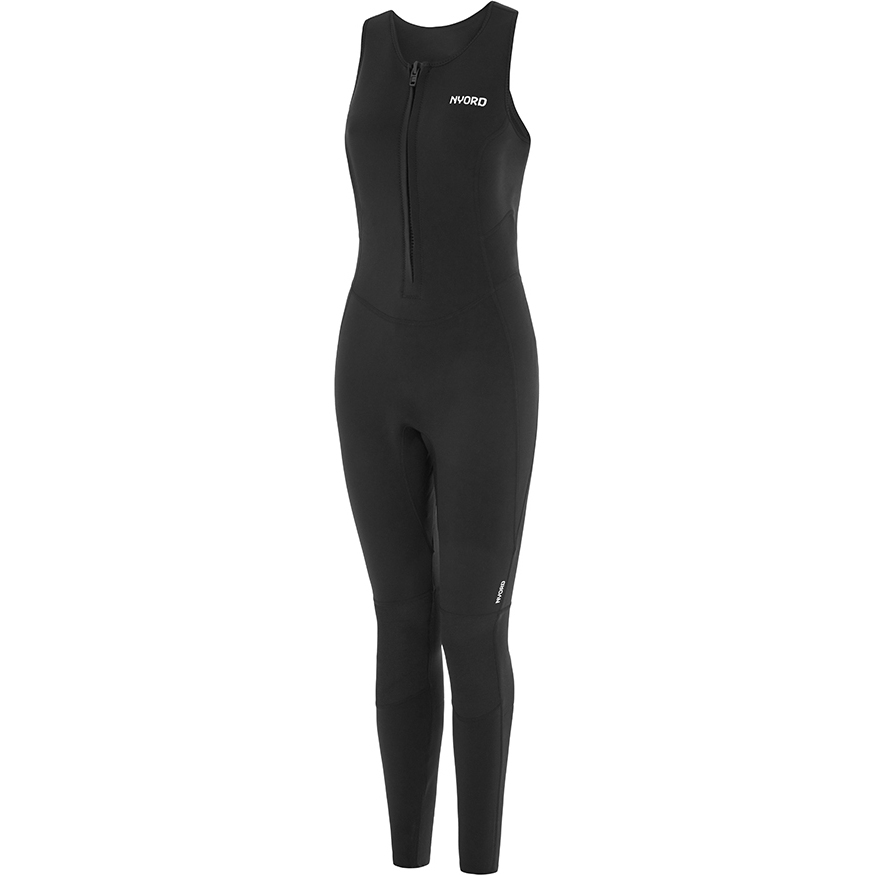 2025 Nyord Womens Tempus 2/2mm Front Zip Long Jane Wetsuit N04BA00012 - Black